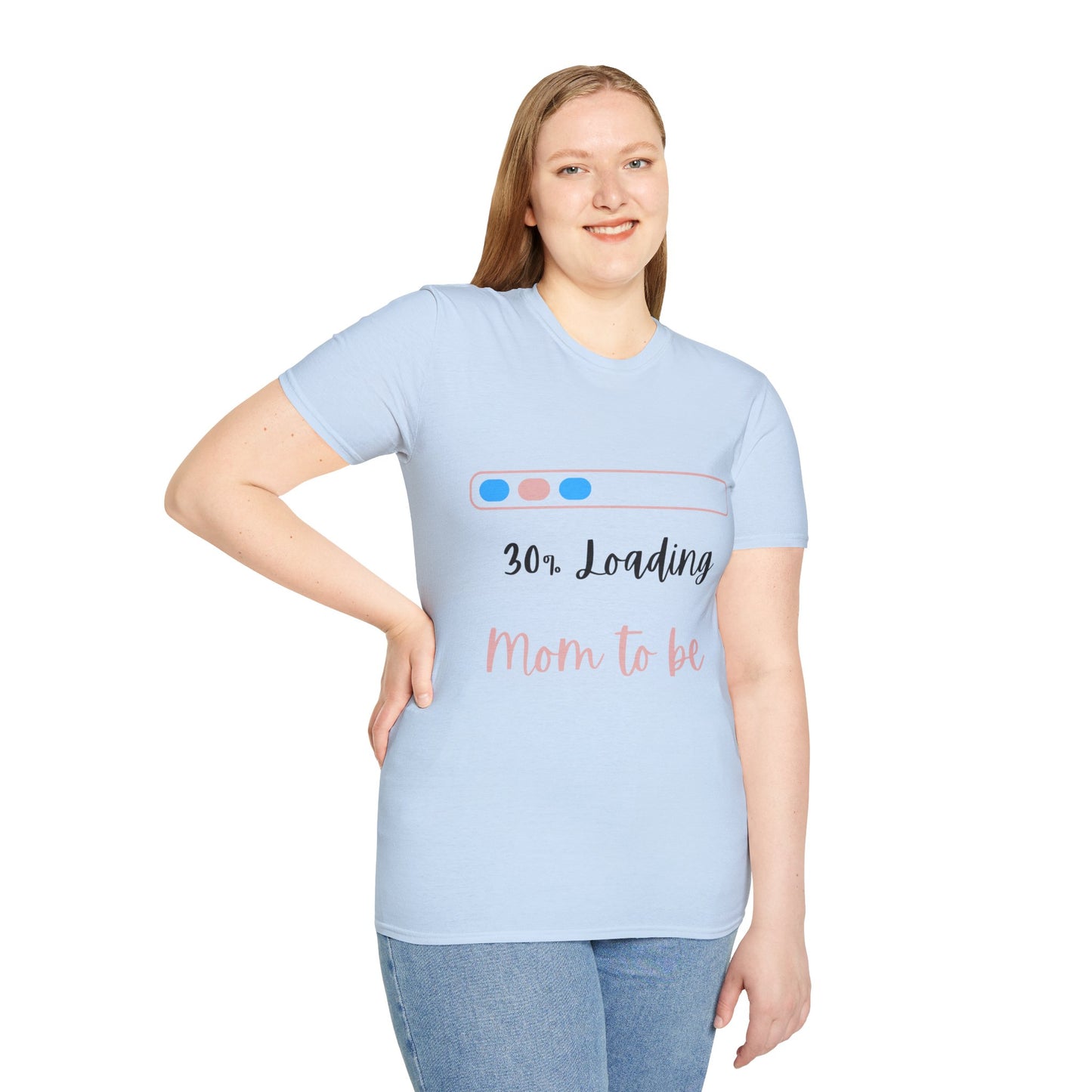 "Mom to be" 30% Loading T-shirt