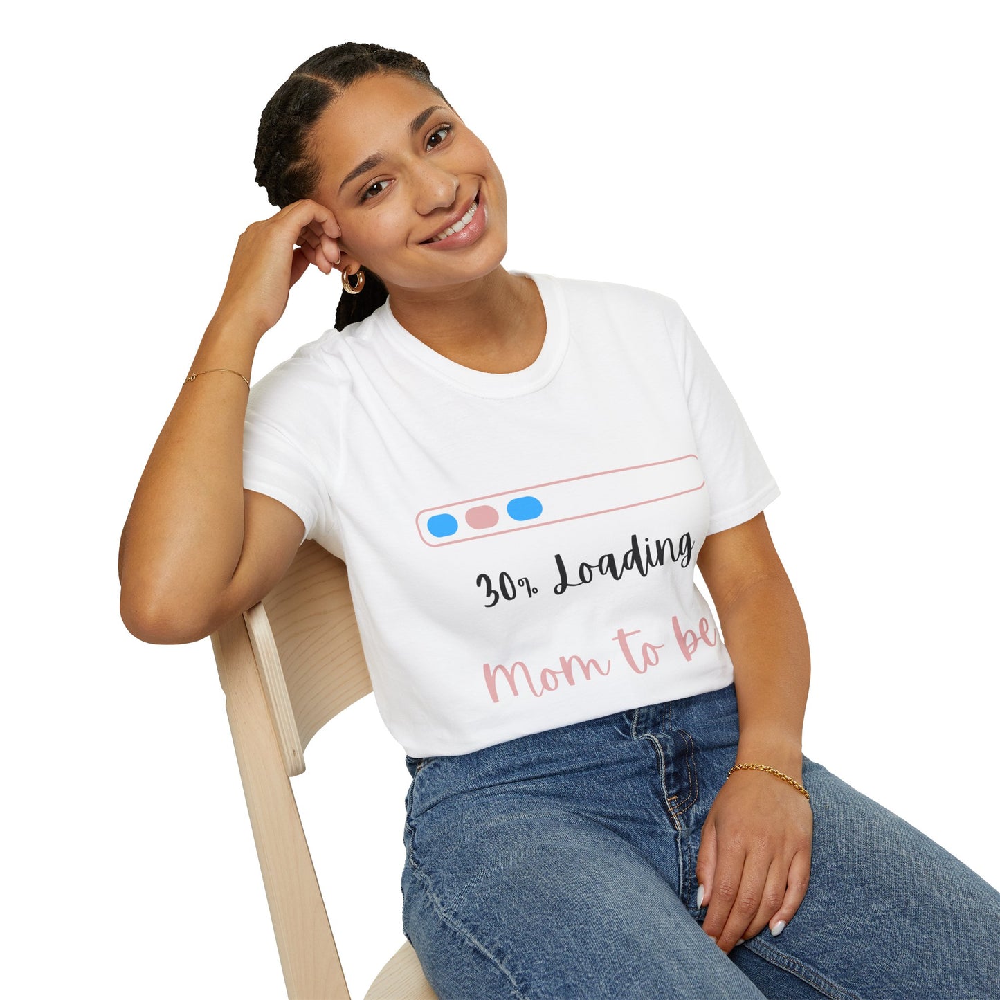 "Mom to be" 30% Loading T-shirt