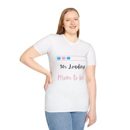 "Mom to be" 30% Loading T-shirt
