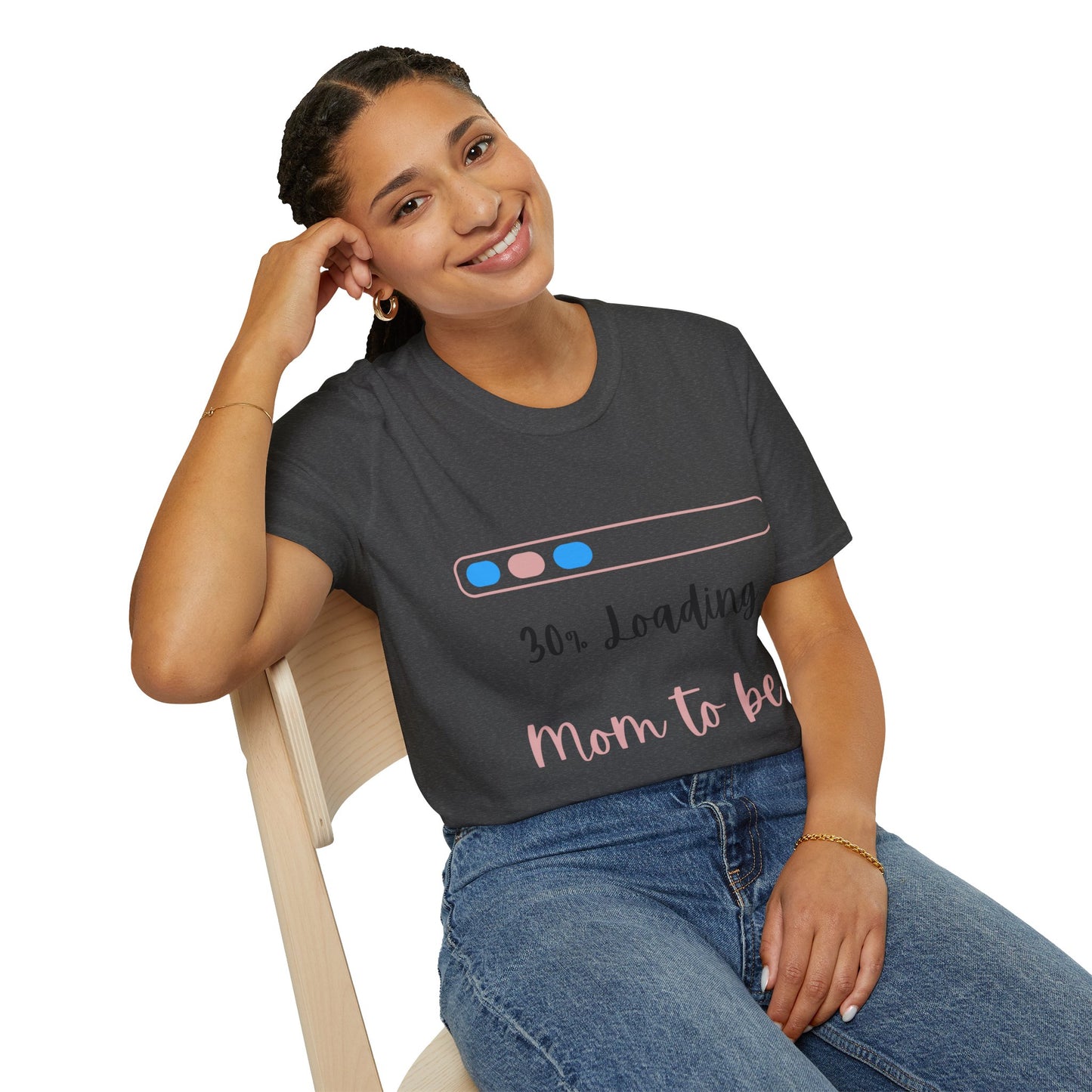 "Mom to be" 30% Loading T-shirt